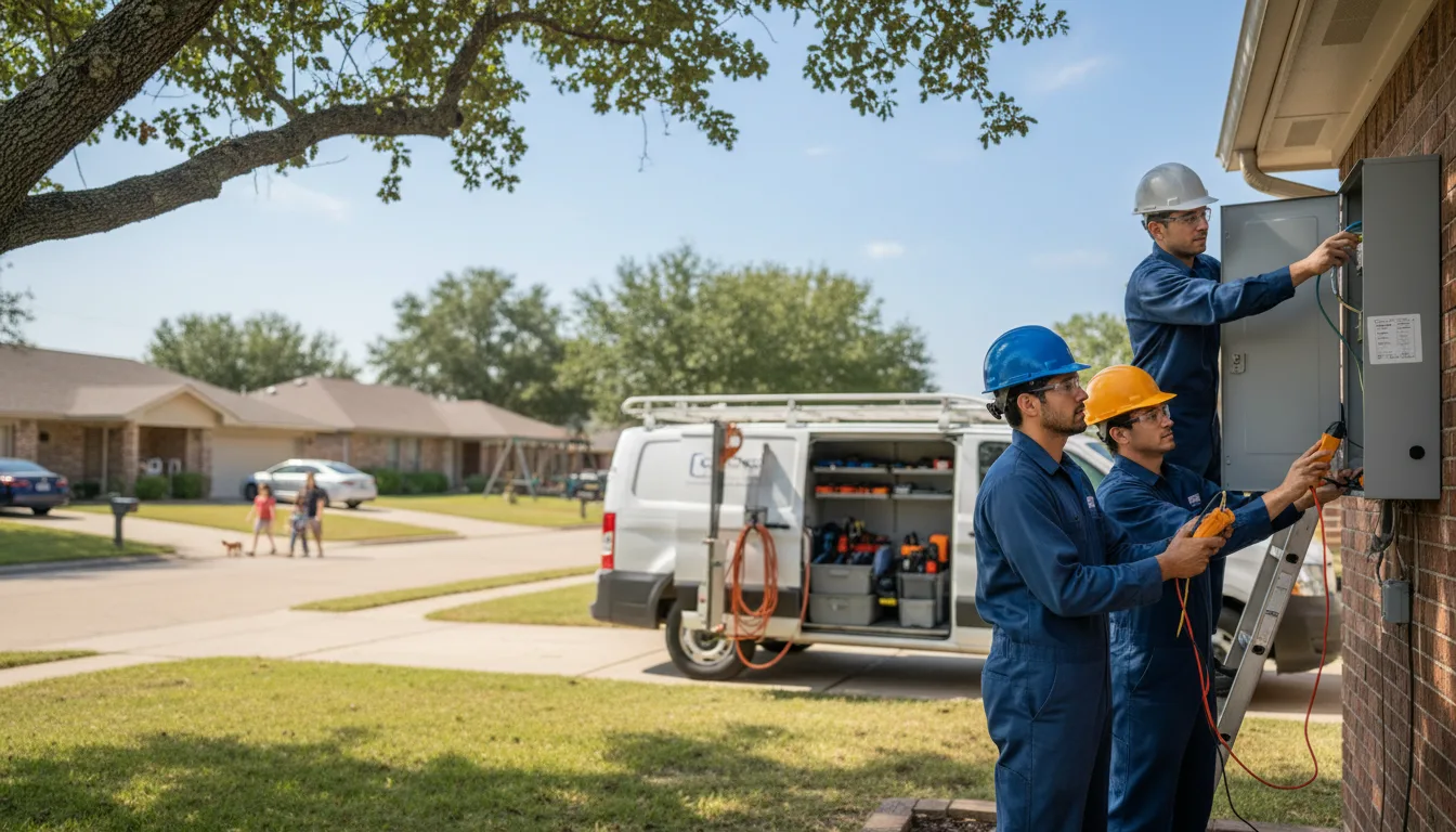Certified electrician providing emergency electrical services in Neenah, WI